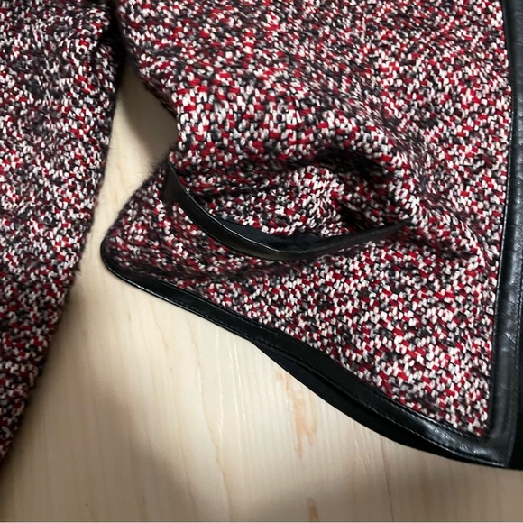 PORTFOLIO LOUBEN ZIP UP BLAZER WOOL COTTON MOHAIR ALPACA POLIAMIDE BLEND SIZE 8 - Picture 9 of 14